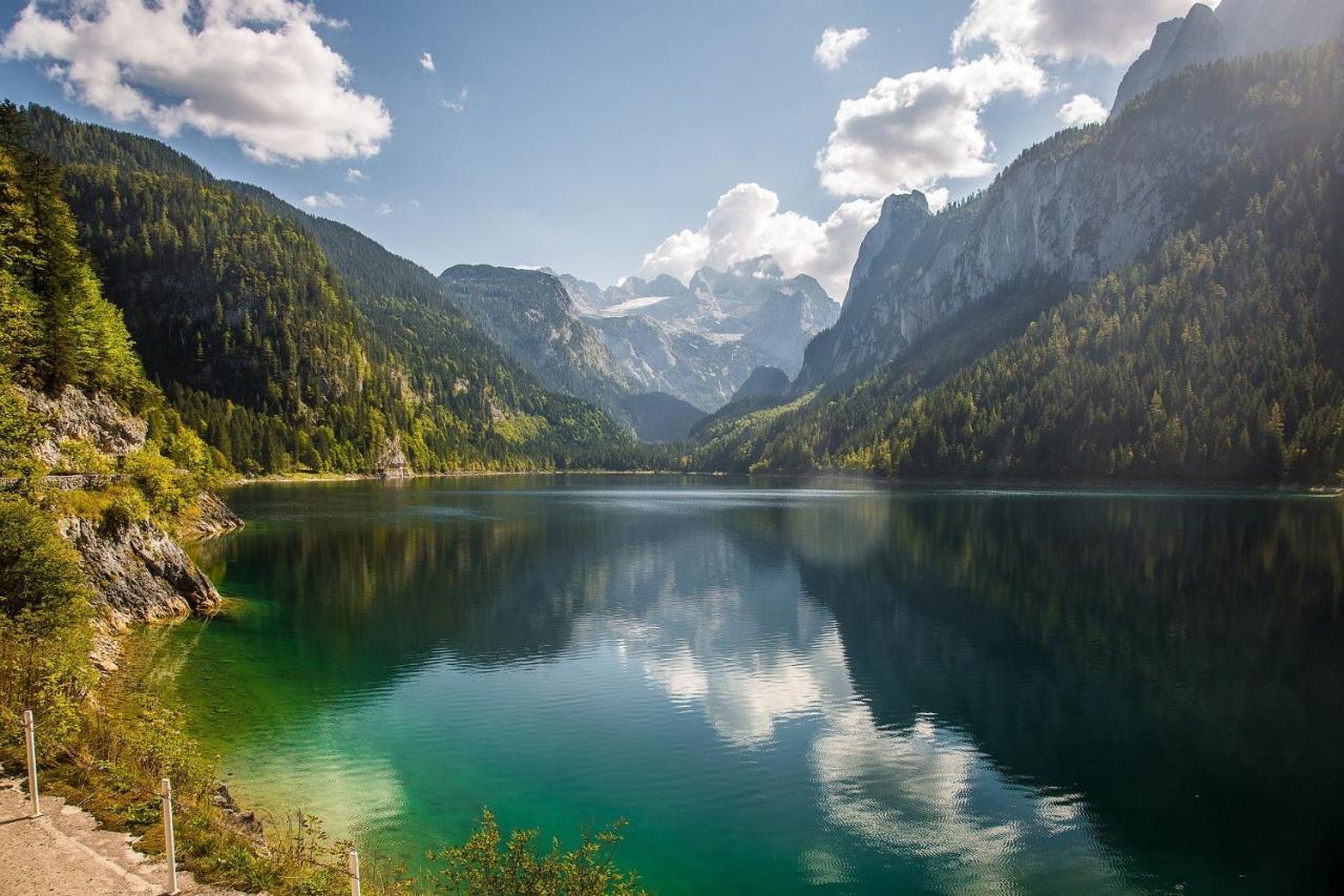 アンベルク・イム・ランマータールAlpenhaus Donnerkogelアパートメント エクステリア 写真