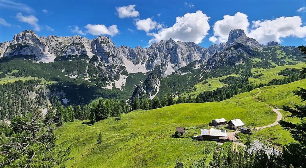 アンベルク・イム・ランマータールAlpenhaus Donnerkogelアパートメント エクステリア 写真