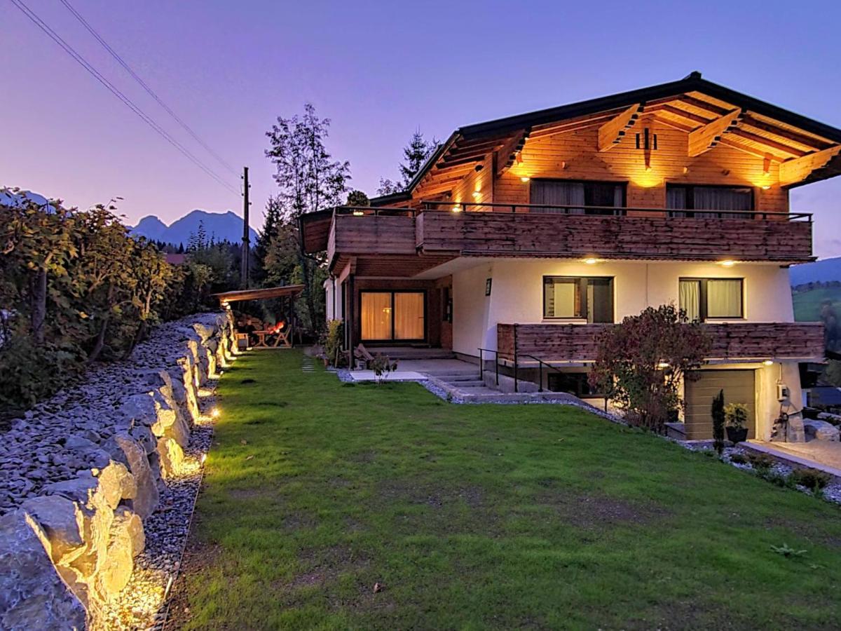 アンベルク・イム・ランマータールAlpenhaus Donnerkogelアパートメント エクステリア 写真