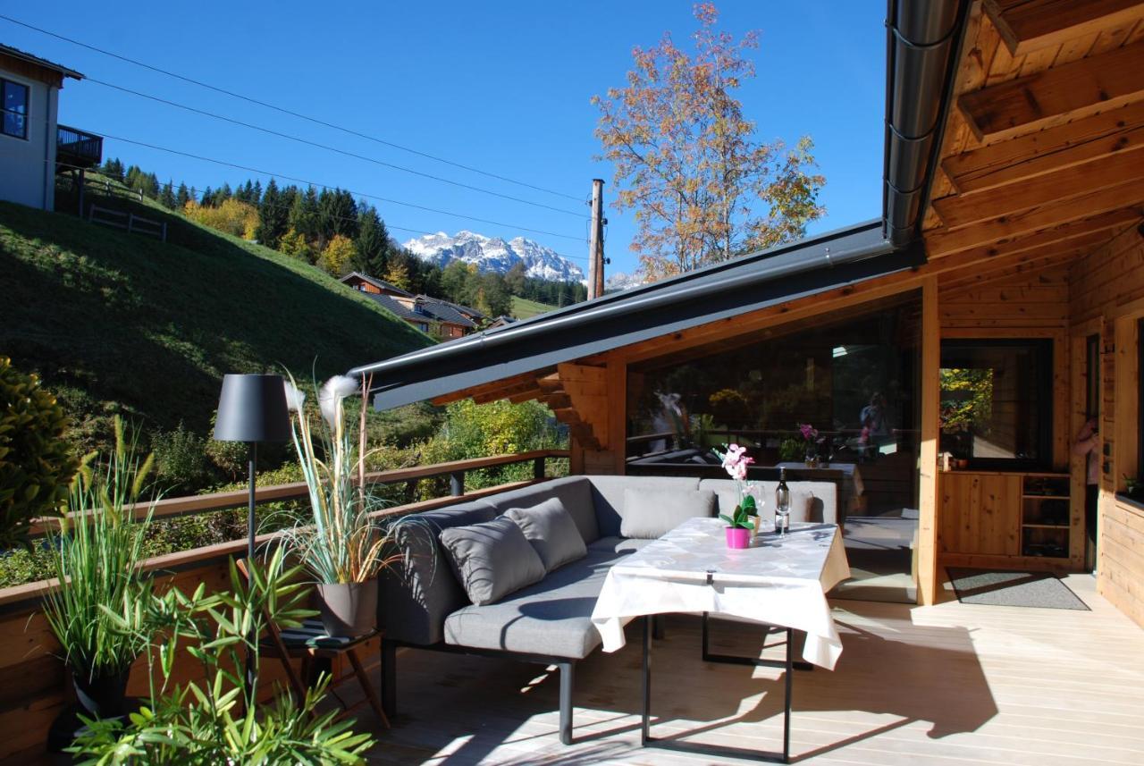 アンベルク・イム・ランマータールAlpenhaus Donnerkogelアパートメント エクステリア 写真